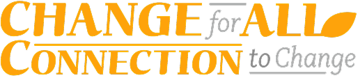 미션 슬로건 BI 가로형 영문 - Change for All, Connection to Change