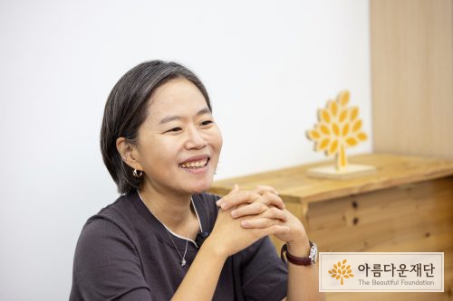 비영리재단의 롤모델이 되어주세요 – 김정연 기부회원