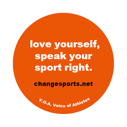 보아의 슬로건 "love yourself, speak your sport right."