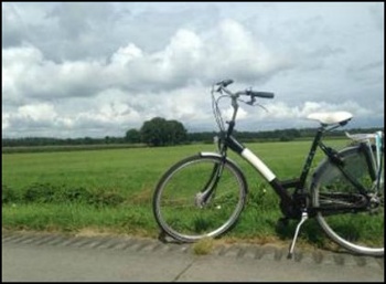네덜란드 스틴윅의 자전거 탐방로