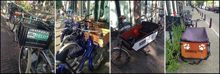 네덜란드 암스테르담에서 만난 다양한 자전거 모습